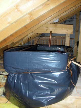 Inspect your plumbing storage tanks during winter