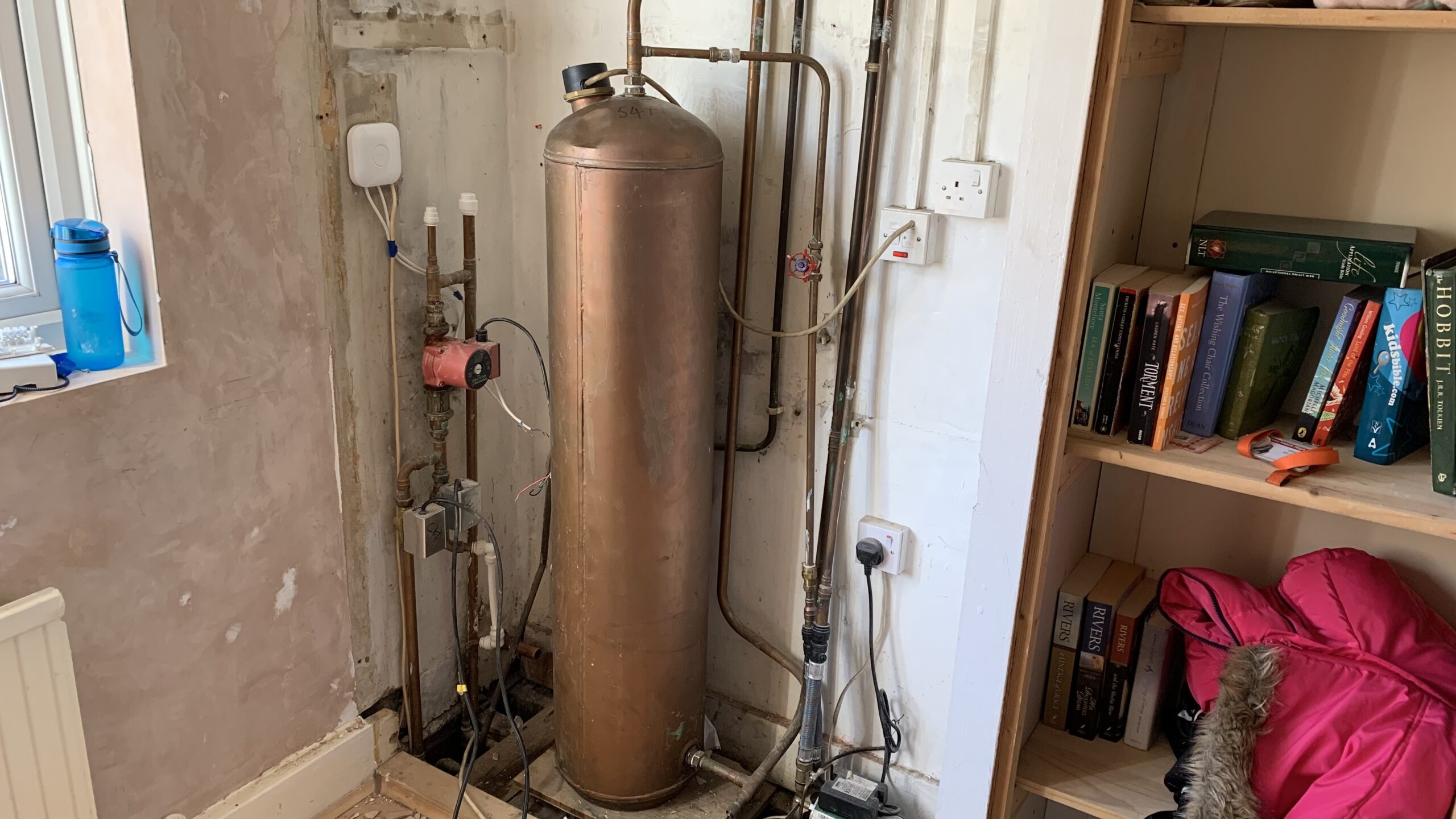 Old Hot Water Storage Cylinder